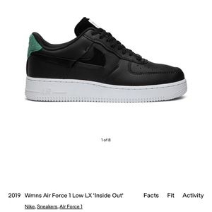 Nike Air Force 1 low LX inside out